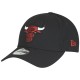 New Era - Cappello Ufficiale NBA Chicago Bulls Team Logo - Taglia Unica